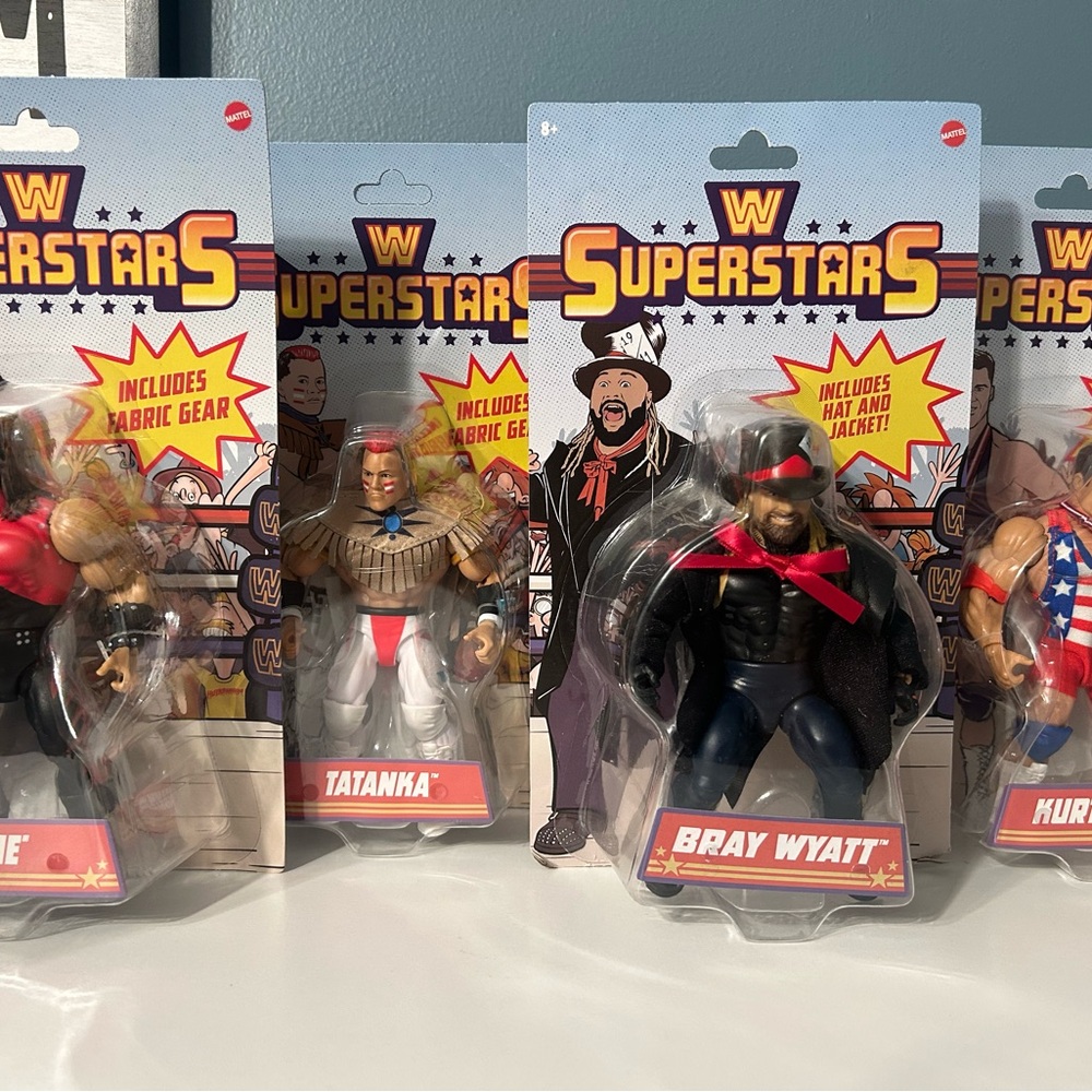 WWE Superstars Mixed Series Kane, Tatanka, Kurt Angle, Bray Wyatt